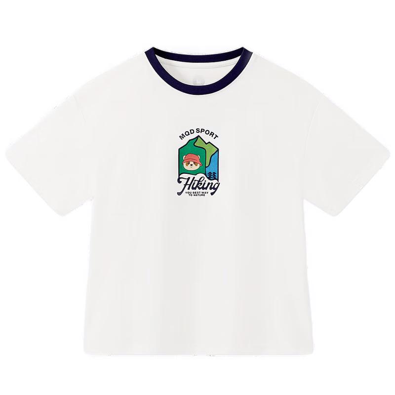 MQD Boys  7A Antibacterial Cooling Cartoon Short Sleeve T-Shirt 130