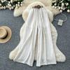 Summer Women Chic Boho Cotton Linen High Waist Wide Leg Pocket Pant Trouser With Belt For Girls