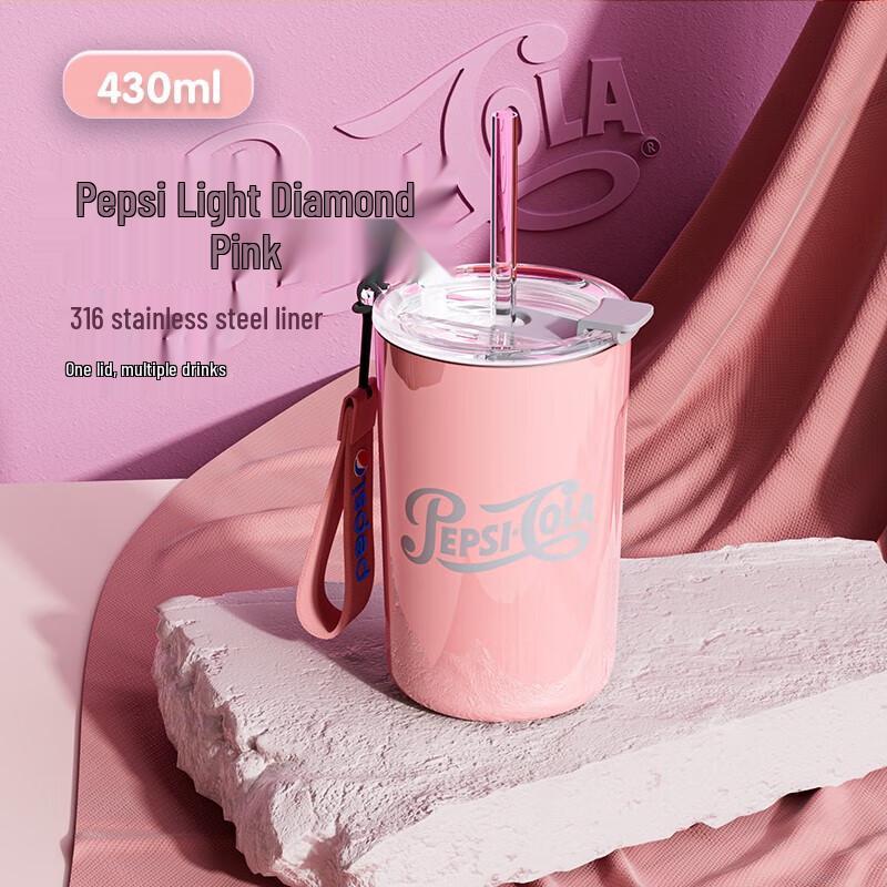 BEI JU XIONG Portable Insulated Coffee Cup with Straw