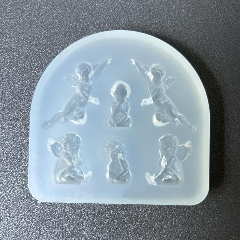 Multifuntional Silicone Mold Silicone Craft Molds Angel Shape Nail Art Decoration Moulds Suitable for Making Crafts