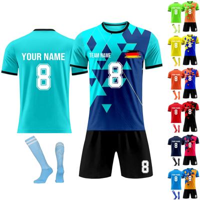 Personalised Shirts Kit Mens Girls With Name Number Custom Football Jerseys For Boys Training Suit