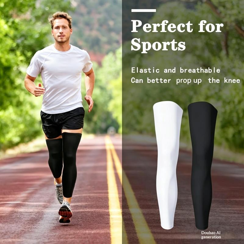 Coprigambe Estivo Protezione Solare Alta Elasticità Traspirante Asciugatura Rapida Silicone Antiscivolo Coprigambe da Ciclismo Protezione Solare Corsa