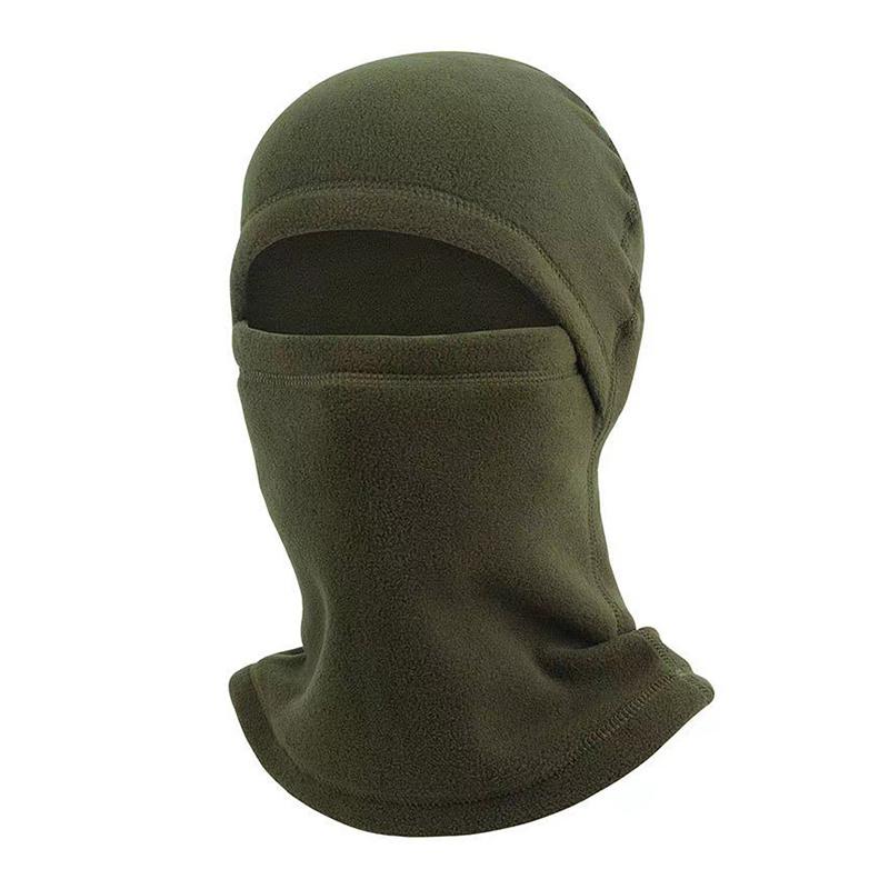 2025 Zimowa Polarowa Koralowa Czapka Polarowa Kominiarka Męska Ocieplacz na Twarz Czapki Termiczne Nakrycie Głowy Taktyczny Wojskowy Sportowy Szalik Czapki