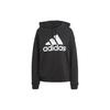 Sweatshirts Women's Black Hooded Moderate Regular HR4934