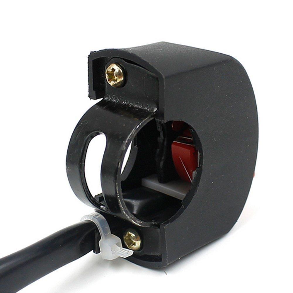 X-STYLE Motorcycle Switch, 12 V, Handlebar Switch, ON OFF, 2 Wires, Pack of 1