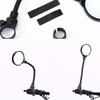 Universals Bike Glass Adjustable Handlebar Rearview Glass Wide Angles Safety Glass for Electric Bike Cycling