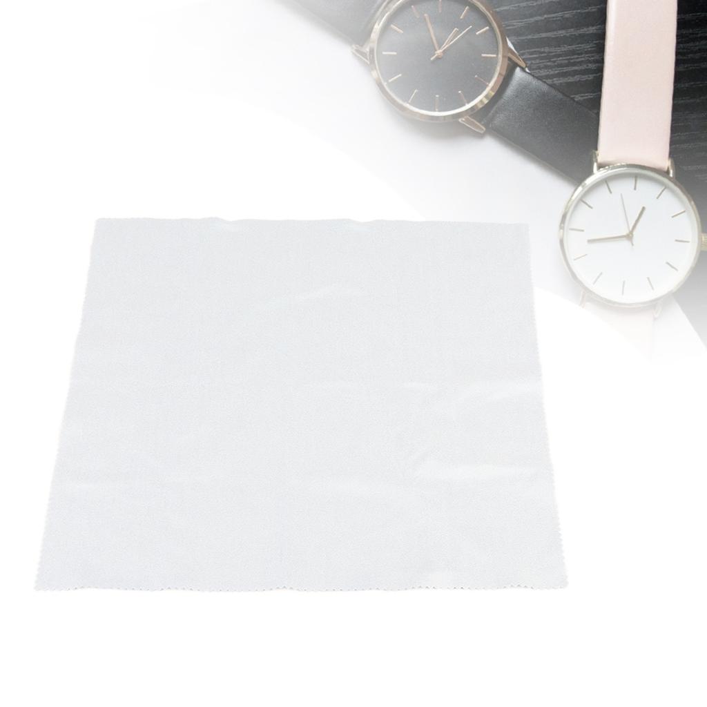 Watch Cleaning Polishing Cloth Wipe Watch Repair Tool for Watch Makers (Blue)