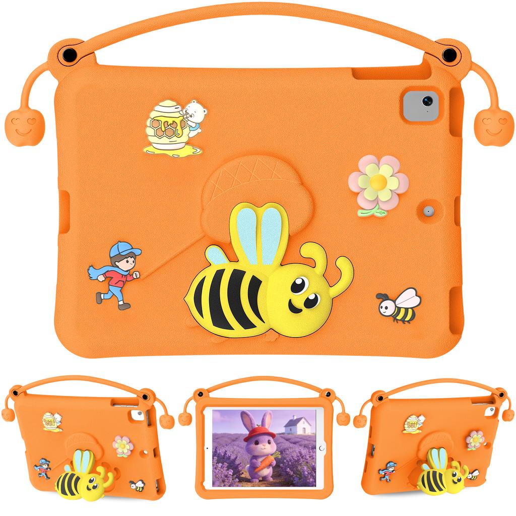 EVA Case For iPad 9.7-inch (2018) / (2017) / Pro 9.7 inch (2016) / Air 2 / Air (2013) Bee Style Kickstand Tablet Cover with Carry Handle