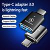 GLC GLB Car Emblem Charger Adapter C-type To USB Interface Charging Head For Mercedes Benz AMG GLC GLE GLK W203 W206 W220 W205