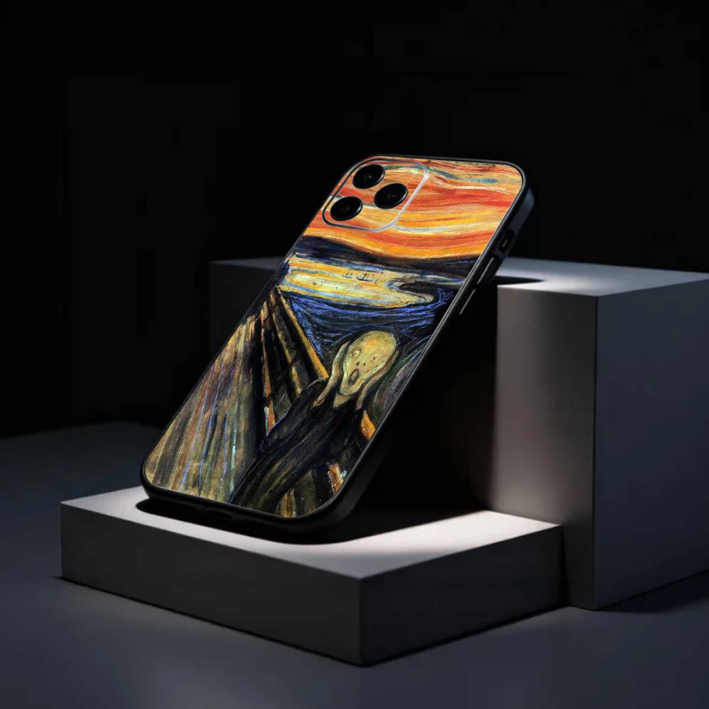 Vincent V-Van Gogh Oil Painting Phone Case Silicone Soft For IPhone 17 16 15 14 13 12 11 X XR Plus Pro Max Plus