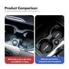 2Pcs Leather Anti-Slip Suede Car Water Cup Holder Accessories For KIA gt gtline Xline ceed Forte RIO STINGER Seltos K3 K4 sfylr11