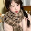 New Imitation Cashmere Retro Plaid Scarf Warm Couple Versatile Jk Korean Japanese Girl Winter Student