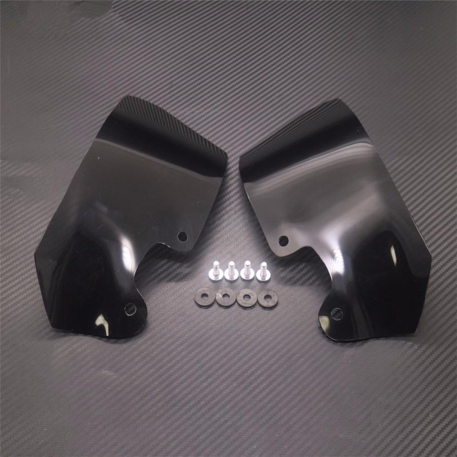 

Pair Motorcycle WindScreen Airflow Deflector Wind For BMW ADV 2004-2012