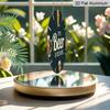 2D Flat Aluminum 7.87 Inch X 7.87 Inch Vintage Beer-style Wall Hanging. Suitable for Living Rooms, Kitchens, Bars, Clubs, Porches, Indoor and Outdoor