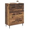 Drawer Cabinet Made of Reclaimed Wood 66 x 34.5 x 89.5 cm Engineered Wood
