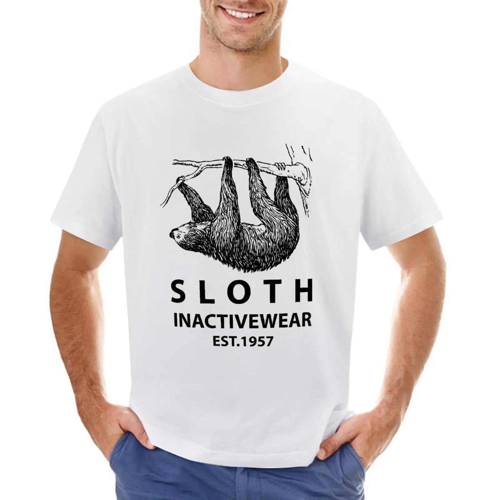 

Sloth Inactivewear TShirt plain tshirt oversized t shirts man clothes boys animal print shirt tshirts for men S