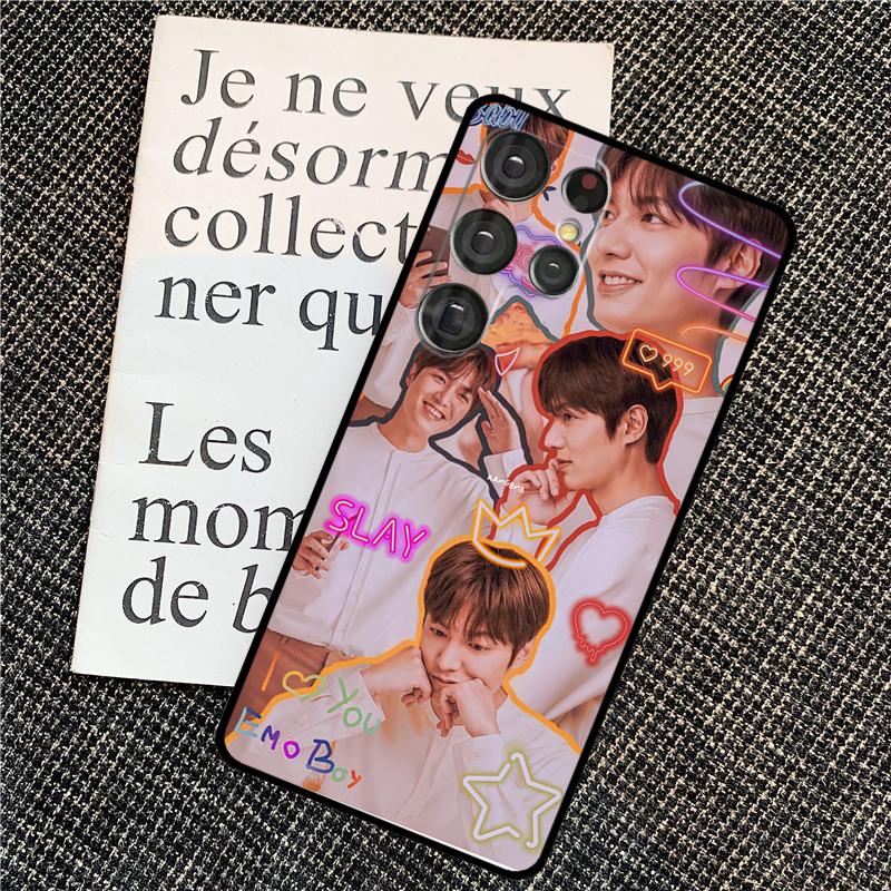 Modische Lee Min Ho Hülle für Samsung Galaxy S25 Ultra S20 S21 S22 S23 S24 Ultra S9 S10 Plus S25 FE Rückabdeckung