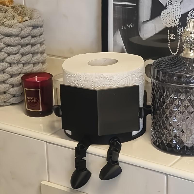Fun Toilet Paper Holder - Practical and Artistic with Adjustable Joint Design, Suitable for Office, Home Bathroom or Any Restroom