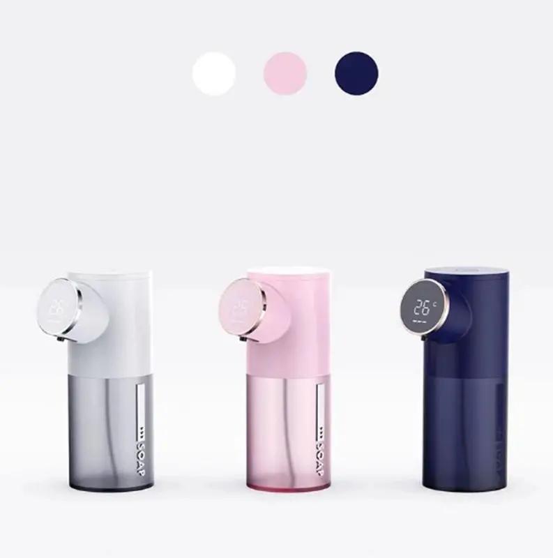 Intelligent Automatic Soap Dispenser USB Rechargeable With Temperature Display Non-contact Foam Mobile Phone Washing