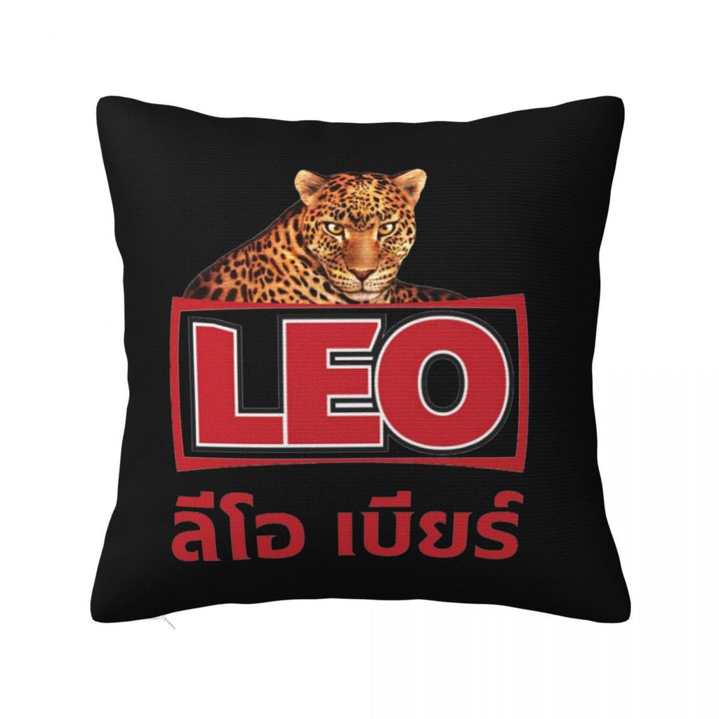 Leo Beer Bangkok Square Pillowcase Pillow Cover Polyester Cushion Zip Decorative Comfort Throw Pillow for Home Sofa