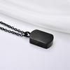 Sturdy Cremation Necklace With Concealed Compartment for Ashes and Corrosions Resistant Stainless Steel