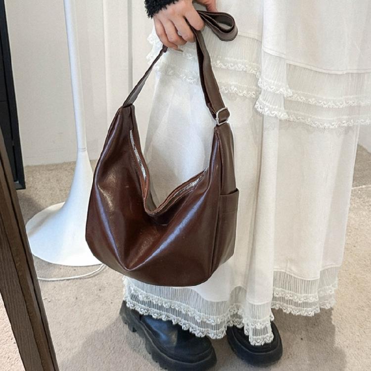 PU Leather Crossbody Sling Bag Crossbody Shoulder Bag Adjustable Strap Handbag
