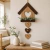 Country Style Wall-Mounted Planter Irregular Shape Farmhouse Style Decorative Pot Balconies