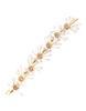 Anuradha Plus Hair Accessories For Women's & Girls For Wedding,Artificial Flowers & Pearl Style Juda Bun Accessories, Floral Bridal Brooch Golden an