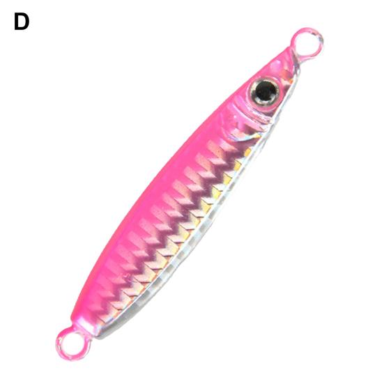 LETOYO 20g Metal Rust Resistant Fishing Lure Far Throwing Reflective Fishing Jigging Lure Fishing Supplies
