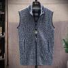 Men's Winter Sweater Cardigan Knitting Vest Thickened Zipper Jacket