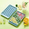With Ice Shovel Ice Cube Molds 3 Layer Round Ice Cube Trays Ice Cube Maker Box  Household