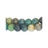Strand of 46 Round Beads 8mm 8 Mm In Natural Chrysocolla