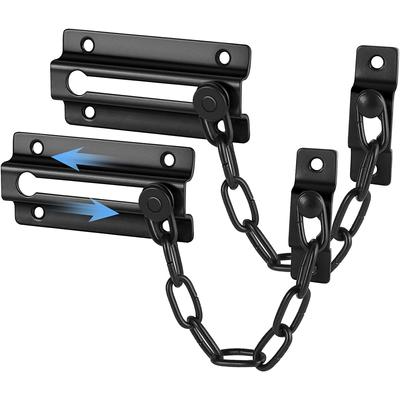 Stainless Steel Door Chain Lock - 2 Pieces. Comes with 12 Screws