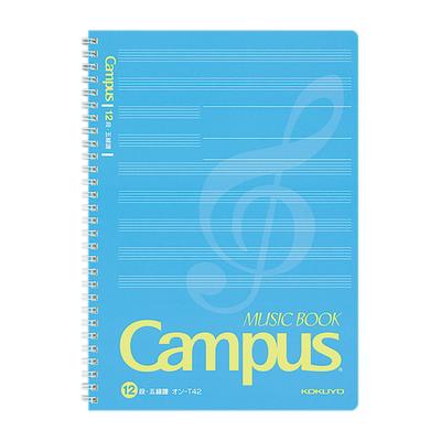 KOKUYO Note Campus Note Music Book Twin Ring Binding B5 5 Line Notation 12 Rows 50 Sheets On-T42