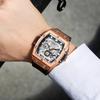 New Watch for Men Fashion Business Wristwatch Automatic Casual Luxury Waterproof Leather Strap Mechanic Watches