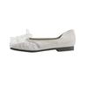 Pregnant women flat shoes pearl bow Mary Jane shoes driving casual shoes wedding shoes