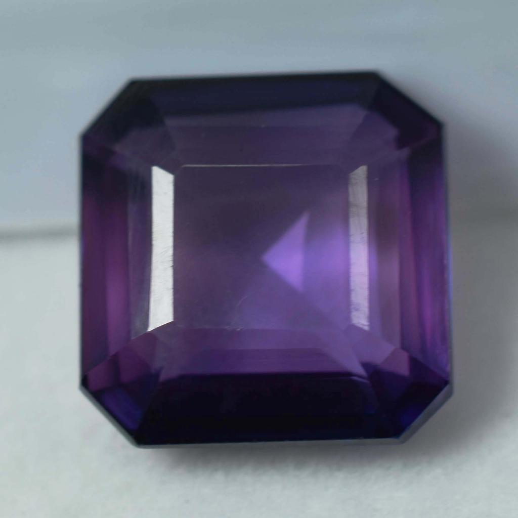 5.85 Ct Natural PURPLE Tanzanite SQUARE Cut Rare Loose Gemstone