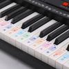 Bunte Klaviertastatur-Aufkleber für 88-Tasten elektronisches Klavier