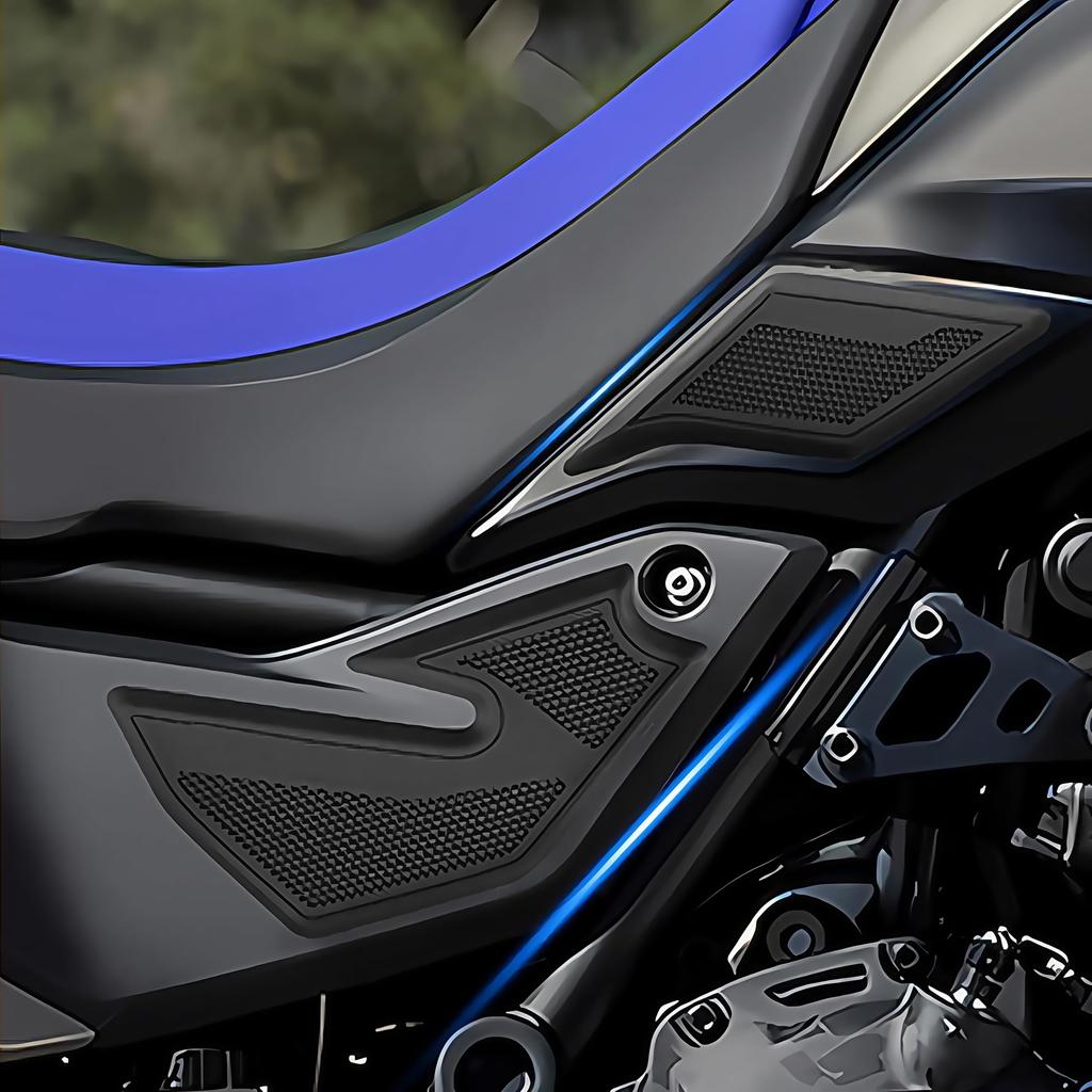 AUSHOOL Motorcycle Tank Motorcycle Tank Protector Tank Traction Compatible with Yamaha Tenere 700 Pad, Rubber, Pad, Pad, (25-)