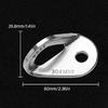 10Pcs Stainless Steels Climbing Anchors Point Bolts Hanger Climbing Anchors Bolts Hammock Bolts Hanger Plate Easy to Use