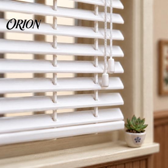 Doll Mansion Interior Decoration Miniature Window Blind, White Mini 3D Printed House Accessories Tiny Plastic Shutter Panel for Diorama, Realistic