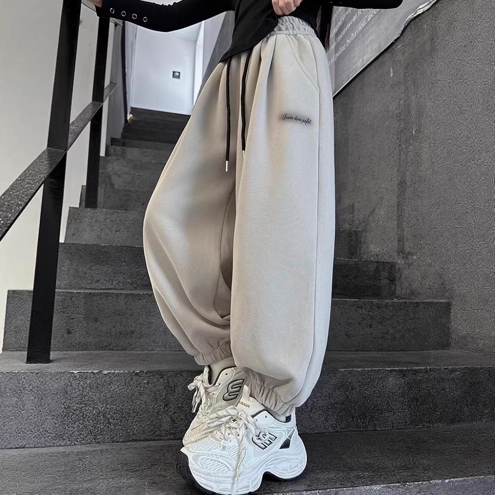 Girls' Autumn/Winter Casual Knit Joggers - Children's Sports Sweatpants 2026