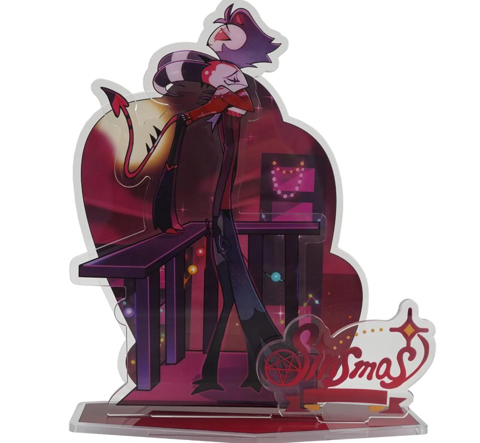 Creative Acrylic Ornaments Anime Acrylic Standees for Helluva Boss Verosika Stolas Blitz Moxxie Ornament Collection Gift