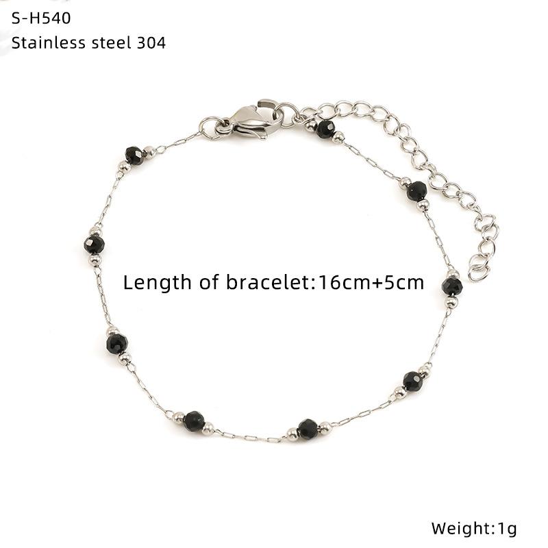 

Браслет из титановой стали с глазурованными бусинами и жемчугом, милые цветные украшения из натурального камня с кристаллами, высокая выразительность личности