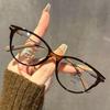 New Tr90 Anti-blue Light Glasses For Women Retro Small Round Frame Cat Eye Glasses Frame