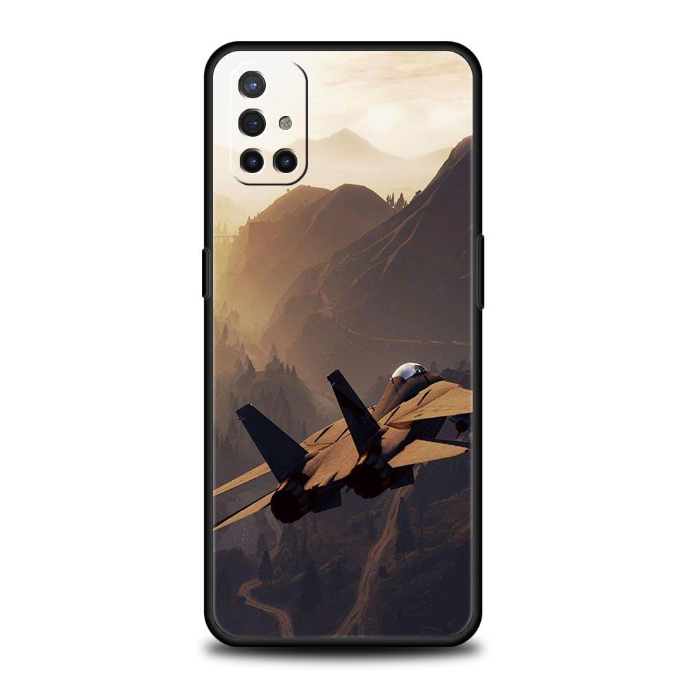 

Fighter Planes Phone Case For OnePlus 12 11 10 9 8 7 7T Pro 12R 10R 9RT 9R 8T Nord N100 N200 N10 2T CE 2 5G Soft Black Cover OnePlus 12