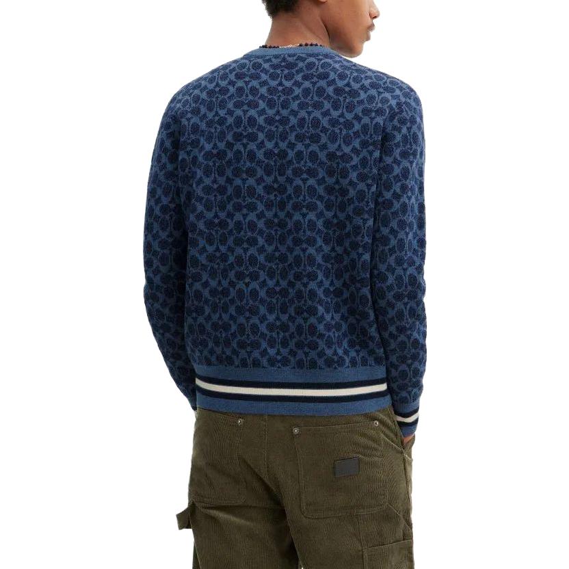 Coach FW23 Sweater Men's Dark Blue CL703-MZ3