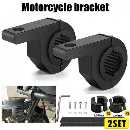 

4x 1.25 Mounting Bracket Clamps Fog Off Road Tube BullBar LED Light Bar ATV 4WD