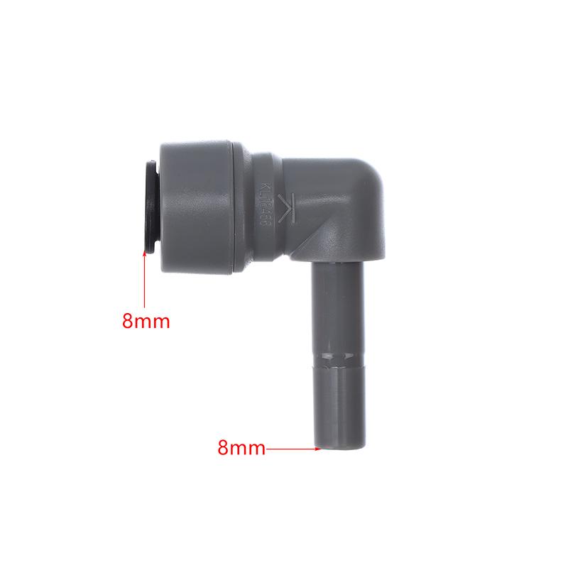 Plastic Quick Connect Pipe Hose Connector Push-in Fittings Joint 6.35MM 8MM 9.5MM Male To Female Elbow