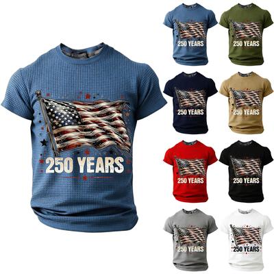 Men's Summer Print Short Sleeve Shirt Men's Casual Fashion Shirt